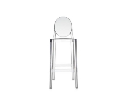 PROMOCJA! One more, One more please  - hocker przezroczysty, h 75 cm (z ekspozycji)