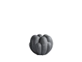 221045 - Bloom Vase, Mini - Dark Grey - White Packshot.jpg