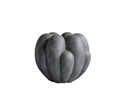 Bloom Vase Big - Dark Grey - wazon