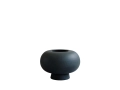 213046 - Kabin Vase, Fat - Black - White Packshot.jpg