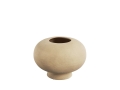 111043 - Kabin Vase, Fat - Sand - White Packshot.jpg