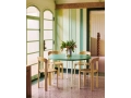 Rey Chair golden wb lacquer_Two-Colour green mint tabletop ivory powder coated steel legs_Arcs Vase mirror.jpg