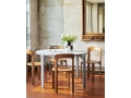 Rey Chair golden wb lacquer beech_Rey Dining Table gull laminate slate blue wb lacquer beech base_Arcs Vase mirror.jpg