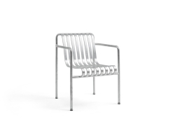 Palissade Dining Armchair - Hot Galvanised - fotel ogrodowy