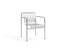Palissade Dining Armchair - Hot Galvanised - fotel ogrodowy