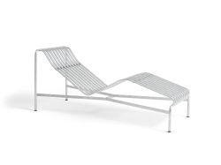 Palissade Chaise Longue - Hot Galvanised - leżanka ogrodowa