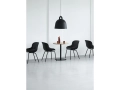 60387_Normann_Copenhagen_Hyh_Chair_Steel_Black_Hyg_Chair_Steel_Black_Front_Upholstery_Black_Main_Line_Flax_MLF16_Form_Cafe_Table_Bell_Lamp.jpg