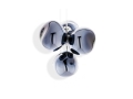 Melt Small Chandelier Smoke - lampa wisząca
