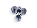 Melt Small Chandelier Smoke - lampa wisząca