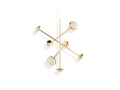 Melt Large Chandelier Gold - lampa wisząca
