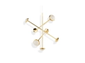 Melt Large Chandelier Gold - lampa wisząca