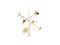 Melt Large Chandelier Gold - lampa wisząca