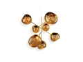 Melt Large Chandelier Gold - lampa wisząca