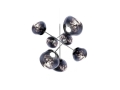 Melt Large Chandelier Smoke - lampa wisząca