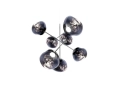 Melt Large Chandelier Smoke - lampa wisząca
