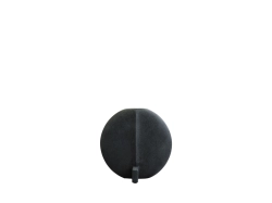 Guggenheim Vase Petit, Black - wazon