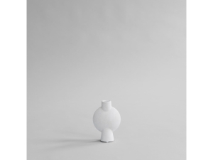 Sphere Vase Bubl Mini Bone White - wazon