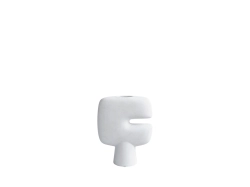 Tribal Vase, Mini Bone White - wazon