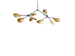 Stingray Chandelier - Brass - żyrandol