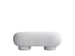 Big Foot Bench - Sheep Skin - ławka