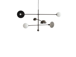Sahn Chandelier - Bronze - żyrandol