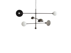 Sahn Chandelier - Bronze - żyrandol