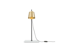 Lab Light Table, Brass - lampa stołowa