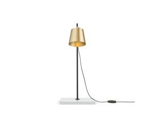 Lab Light Table, Brass - lampa stołowa