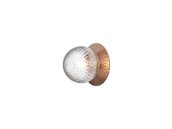 Liila 1 Medium - Dark Bronze/Optic Clear - kinkiet