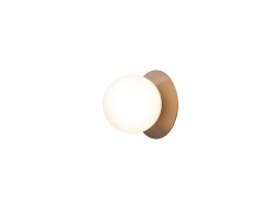 Liila 1 Medium - Dark Bronze/Opal - kinkiet