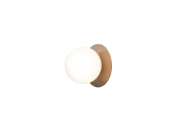 Liila 1 Medium - Dark Bronze/Opal - kinkiet