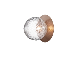 Liila 1 Large - Dark Bronze/Optic Clear - kinkiet