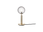 Miira Table Brassy/Optic Clear - lampa stołowa