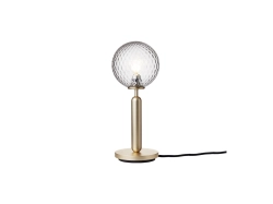 Miira Table Brassy/Optic Clear - lampa stołowa