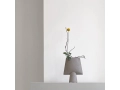 Sphere Vase Square Mini - Taupe - Ikebana 2.jpg