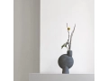 Sphere Vase Bubl Medio - Dk Grey - Ikebana.jpg