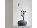 Submarine Vase Small - Dk Grey - Ikebana.jpg