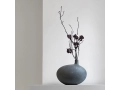 Submarine Vase Small - Dk Grey - Ikebana.jpg