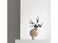 Sphere Vase Bubl Medio - Sand - Ikebana.jpg