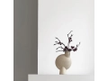 Sphere Vase Bubl Medio - Sand - Ikebana.jpg