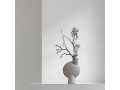 Sphere Vase Bubl Medio - Taupe - Ikebana.jpg