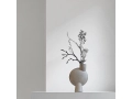 Sphere Vase Bubl Medio - Taupe - Ikebana.jpg