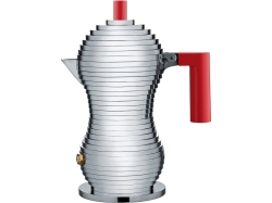 Pulcina - Espresso coffee maker red - zaparzacz do kawy