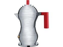 Pulcina - Espresso coffee maker red - zaparzacz do kawy
