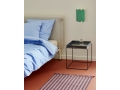 Tamoto Bed Metaphor 030 headboard_bone powder coated frame_Tray Table M deep blue_Arcs Sconce sea green.jpg