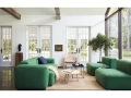 Mags Soft Low 2,5 Seater comb 1 Mode 040 dark grey stitching_Moire Kelim yellow_Bella Coffee Table wb lacquer oak.jpg