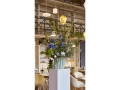Bonbon Shade 320 yellow melange_Nelson Lantern Bubble Pendant_Nelson Saucer Crisscross Bubble Pendant.jpg