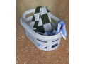 Check Hand Towel matcha_sky blue_Basket S light grey.jpg