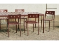 Balcony Chair_Balcony Armchair_Balcony Table_iron red 01.jpg