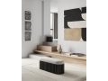 Tribu Bench - Stool - Le Deux Table Lamp - Sculpt wall art - Sphere Vase square big sand - Tribal Vase Mini Dk. Grey -2.jpg